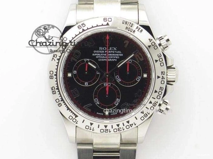 Best Diamonds 116518 Edition 904L Case Strap) SA4130 V4 1:1 Extra SS Noob Goid Plated on Strap Daytona Dial Rubber YG Black (Free 0521